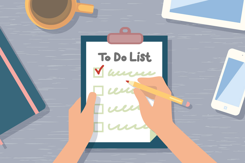 Probate to do list